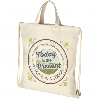 Logotrade promotional item picture of: Pheebs 210 g/m² recycled drawstring bag 6L