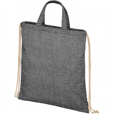 Logo trade promotional giveaways picture of: Pheebs 210 g/m² recycled drawstring bag 6L