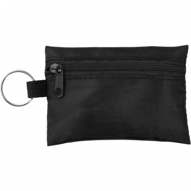 Logo trade promotional gift photo of: Valdemar 16-piece first aid keyring pouch