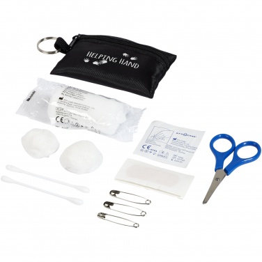 Logo trade promotional products picture of: Valdemar 16-piece first aid keyring pouch