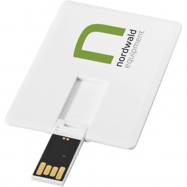 Logotrade promotional item picture of: Slim card-shaped 2GB USB flash drive