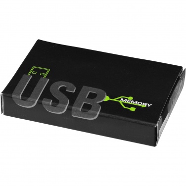 Logo trade promotional product photo of: Slim card-shaped 4GB USB flash drive