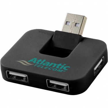 Logo trade corporate gifts image of: Gaia 4-port USB hub