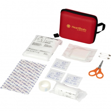 Logo trade promotional giveaways image of: Healer 16-piece first aid kit