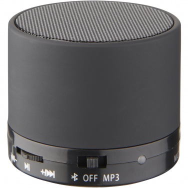 Logo trade promotional product photo of: Duck cylinder Bluetooth® speaker with rubber finish