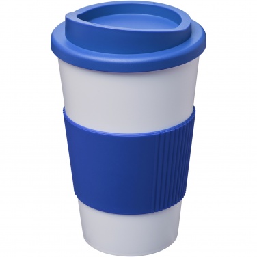 Logo trade promotional merchandise image of: Americano® 350 ml insulated tumbler with grip