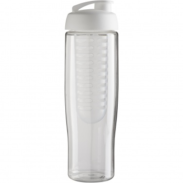 Logo trade promotional gifts picture of: H2O Active® Tempo 700 ml flip lid sport bottle & infuser