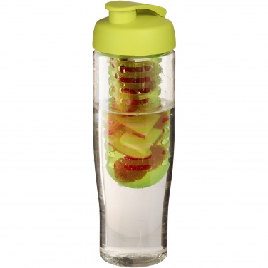 Logo trade promotional merchandise picture of: H2O Active® Tempo 700 ml flip lid sport bottle & infuser