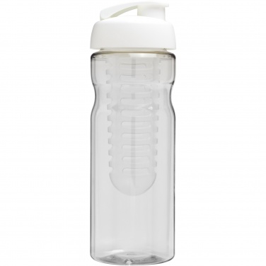 Logotrade promotional giveaway image of: H2O Active® Base 650 ml flip lid sport bottle & infuser