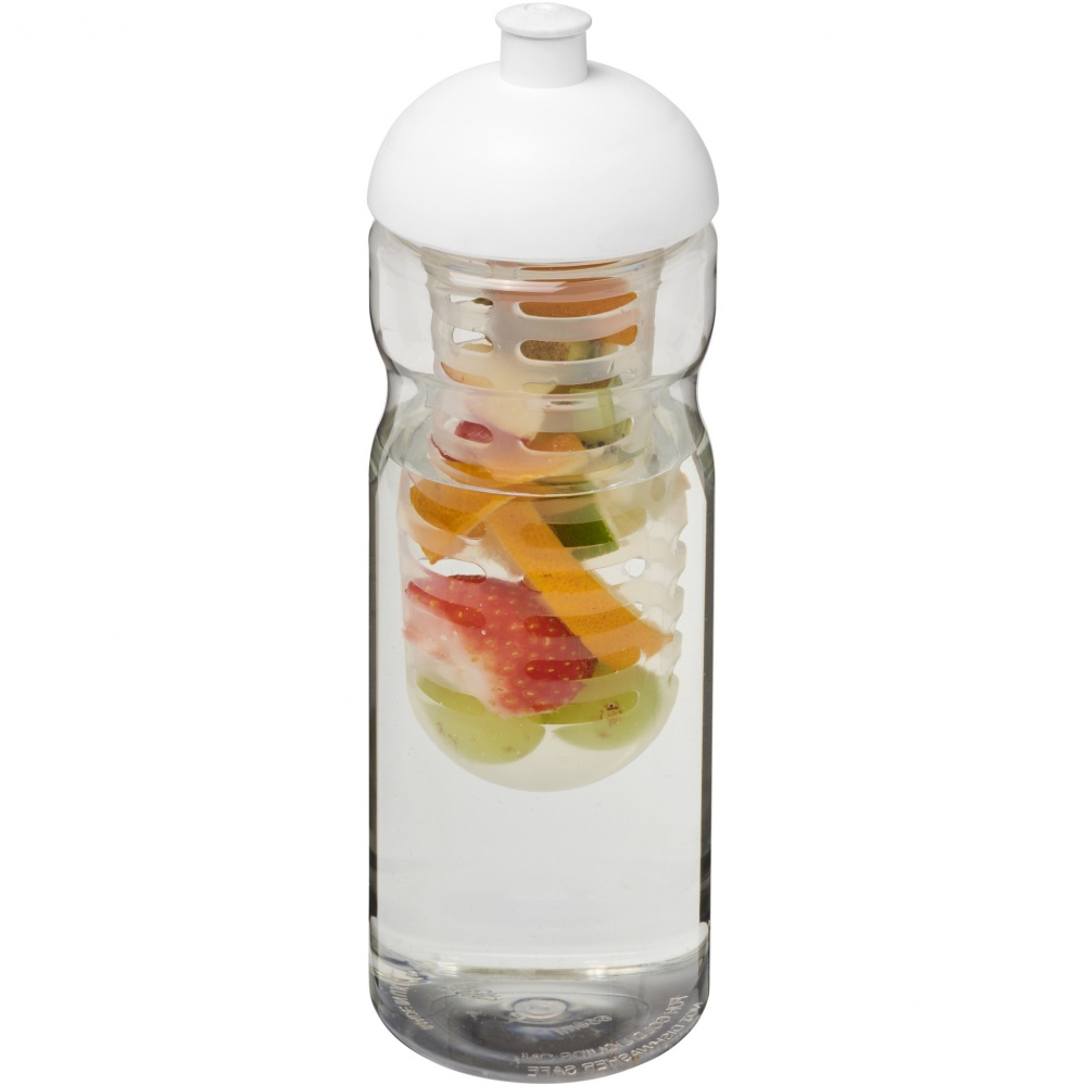 Logo trade corporate gift photo of: H2O Active® Base 650 ml dome lid sport bottle & infuser