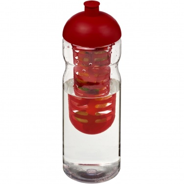 Logo trade promotional products image of: H2O Active® Base 650 ml dome lid sport bottle & infuser