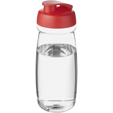 Logo trade business gifts image of: H2O Active® Pulse 600 ml flip lid sport bottle