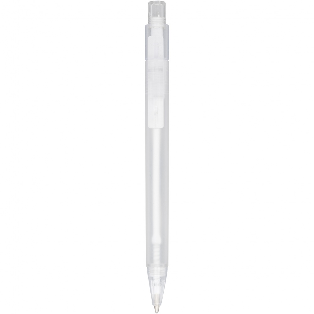 Logo trade promotional gifts image of: Calypso frosted ballpoint pen