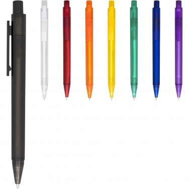 Logo trade business gift photo of: Calypso frosted ballpoint pen