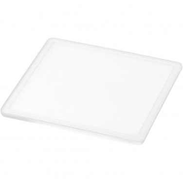 Logo trade promotional merchandise picture of: Ellison square plastic coaster with paper insert