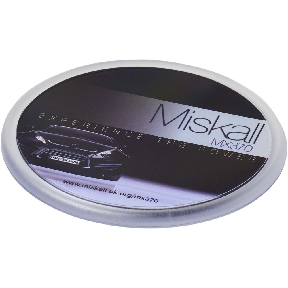 Logo trade promotional products picture of: Ellison round plastic coaster with paper insert