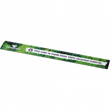 Logo trade promotional products picture of: Terran 30 cm ruler from 100% recycled plastic