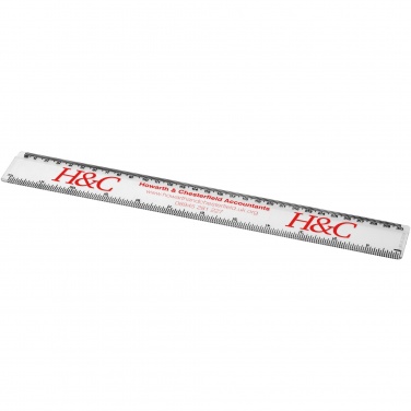 Logo trade promotional merchandise image of: Renzo 30 cm plastic ruler