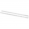 Renzo 30 cm plastic ruler, White