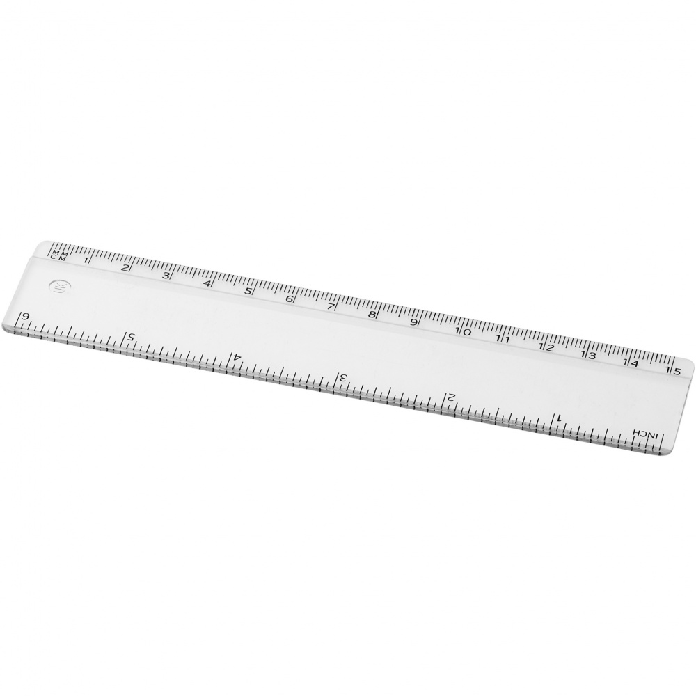 Logotrade business gift image of: Renzo 15 cm plastic ruler