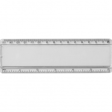 Logotrade promotional products photo of: Ellison 15 cm plastic insert ruler