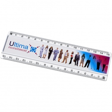 Logotrade promotional products photo of: Ellison 15 cm plastic insert ruler