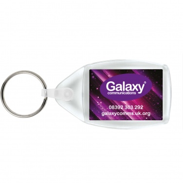 Logotrade promotional gift picture of: Lita P6 keychain with plastic clip