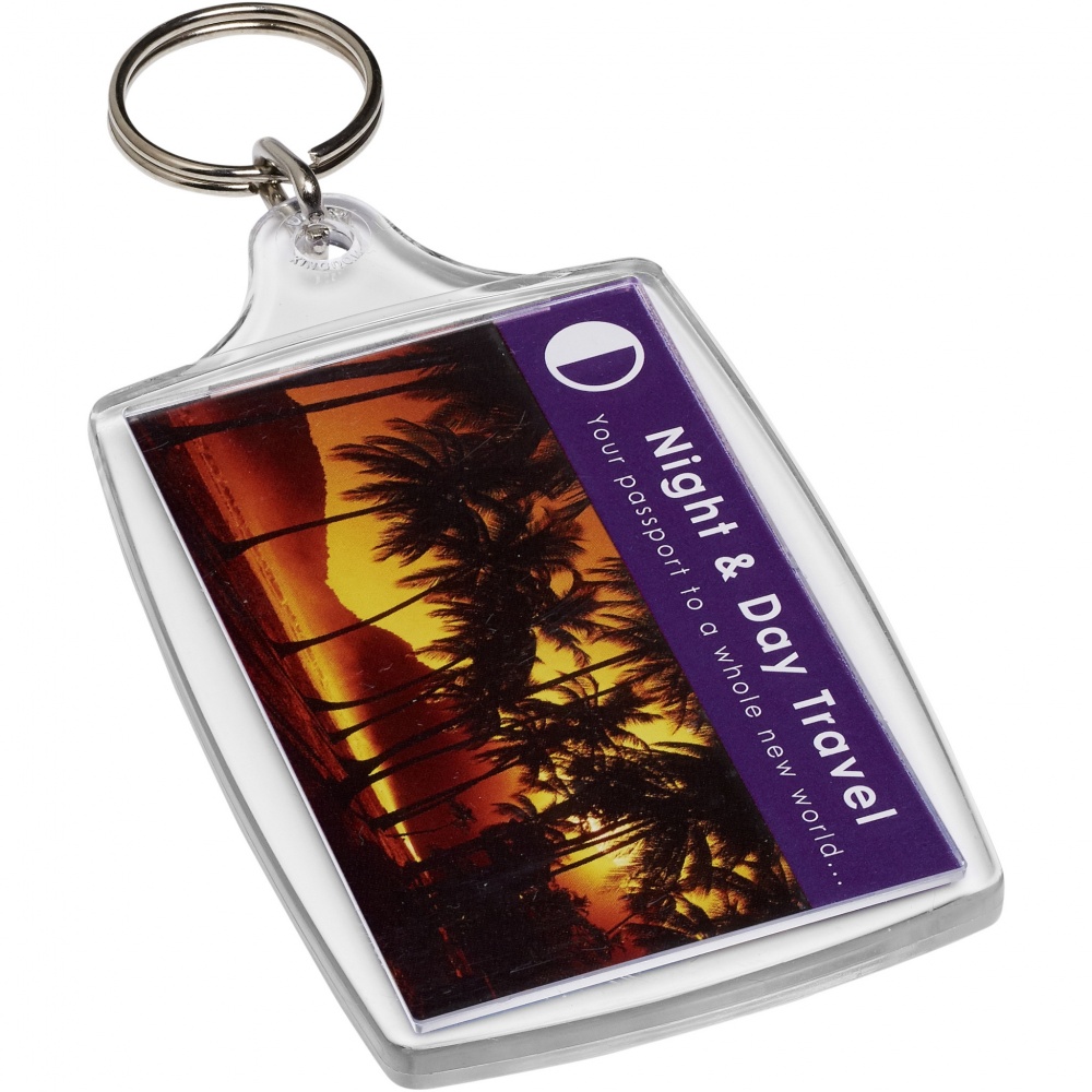 Logo trade promotional product photo of: Orca L4 large keychain