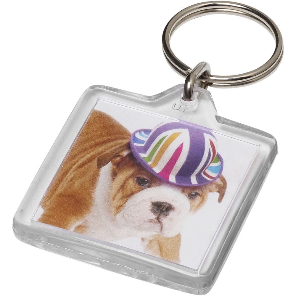 Logotrade advertising products photo of: Vial U1 square keychain