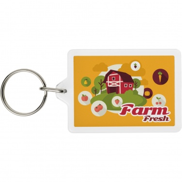 Logo trade promotional gift photo of: Vito C1 rectangular keychain