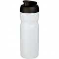 Baseline® Plus 650 ml flip lid sport bottle, Transparent / Solid black