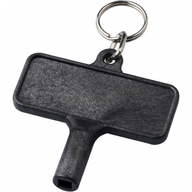 Logotrade corporate gift picture of: Largo plastic radiator key with keychain