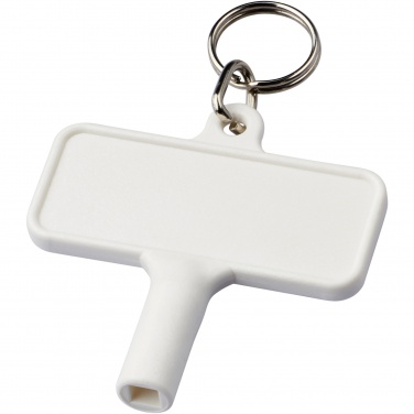 Logotrade corporate gift picture of: Largo plastic radiator key with keychain