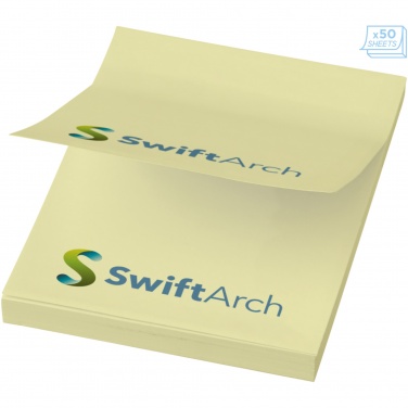 Logo trade advertising products picture of: Sticky-Mate® A8 sticky notes 50x75mm