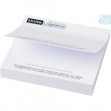 Logo trade corporate gifts image of: Sticky-Mate® large square sticky notes 100x100mm