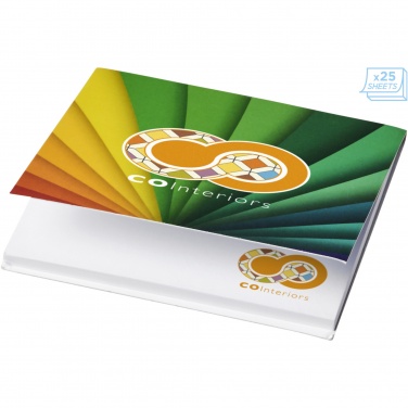 Logotrade promotional merchandise photo of: Sticky-Mate® soft cover squared sticky notes 75x75mm