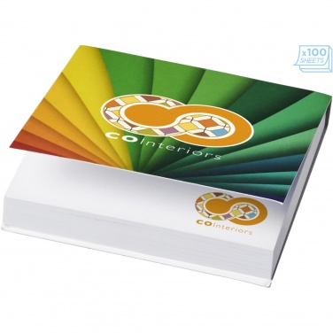 Logotrade promotional merchandise photo of: Sticky-Mate® soft cover squared sticky notes 75x75mm