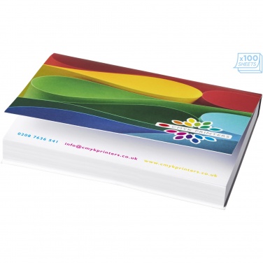 Logo trade advertising product photo of: Sticky-Mate® A7 soft cover sticky notes 100x75mm
