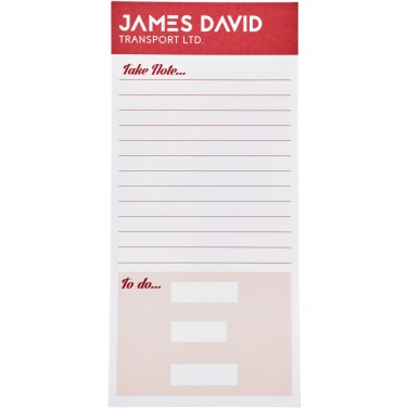 Logo trade promotional gifts image of: Desk-Mate® 1/3 A4 notepad