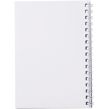 Logo trade promotional gift photo of: Desk-Mate® spiral A6 notebook PP cover