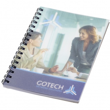 Logo trade corporate gifts picture of: Desk-Mate® spiral A6 notebook PP cover