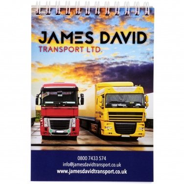Logotrade promotional item picture of: Desk-Mate® spiral A6 notebook