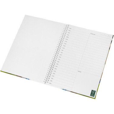 Logo trade promotional products image of: Wire-o A4 notebook hard cover