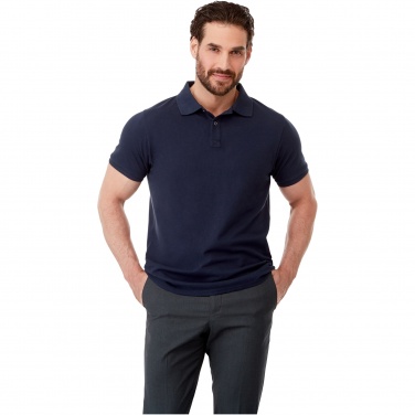 Logo trade corporate gifts picture of: Beryl short sleeve men's organic recycled polo