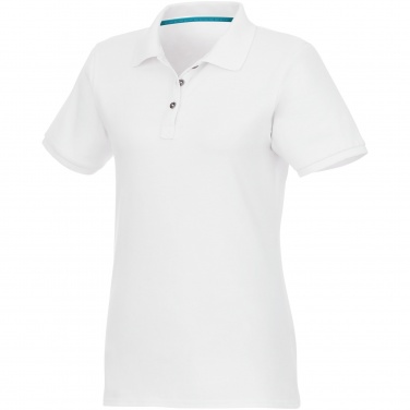 Logotrade corporate gift image of: Beryl short sleeve women's organic recycled polo