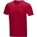 Kawartha short sleeve men's organic V-neck t-shirt, Red