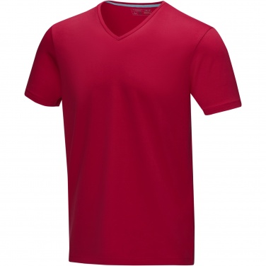 Logotrade promotional giveaway image of: Kawartha short sleeve men's organic V-neck t-shirt