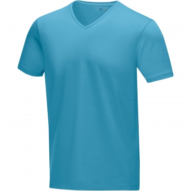 Logotrade promotional giveaway image of: Kawartha short sleeve men's organic V-neck t-shirt