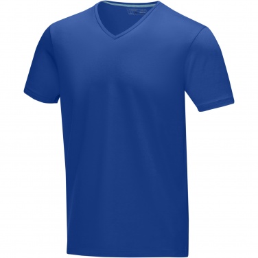 Logo trade promotional item photo of: Kawartha short sleeve men's organic V-neck t-shirt