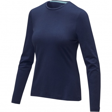 Logo trade promotional gifts image of: Ponoka long sleeve women's organic t-shirt